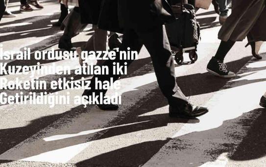 İsrail, Gazze Şeridi'nden atılan roketlere müdahale etti