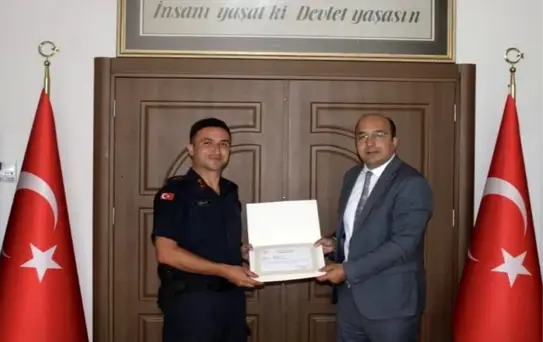 Ergene İlçe Jandarma Komutanı görev değişikliği