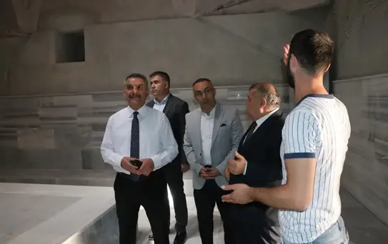 Yozgat'ta tarihi Başçavuş Çifte Hamamı'nın restorasyonu tamamlanıyor