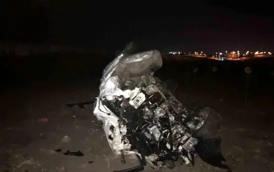 Tekirdağ'da Domuza Çarpan Otomobil Taklalar Atarak Tarlaya Uçtu: 1 Ölü, 1 Yaralı