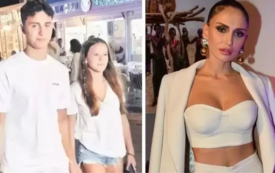 Mustafa Sandal'ın 15 yaşındaki oğlu, Pınar Altuğ'un kızıyla görüntülenmişti! Anne Emina Jahovic'ten yorum geldi