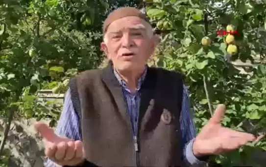 Emekli öğretmen, Bileşik Kaplar Sistemiyle bahçesinde 100 ağaç yetiştiriyor