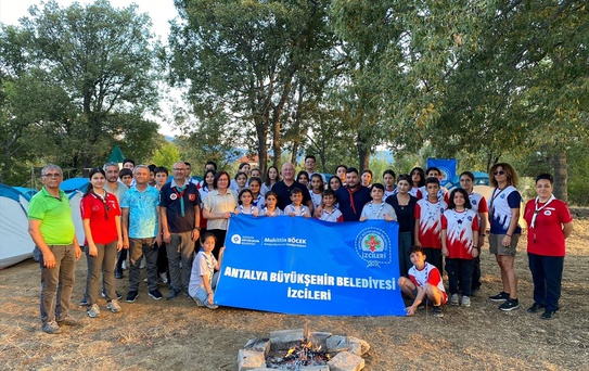 Antalya Büyükşehir Belediyesi İzcileri Akseki'de Kamp Yaptı