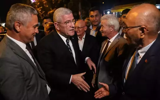 İYİ Parti Genel Başkanı Müsavat Dervişoğlu, hükümete çözüm önerilerini iletiyor