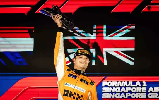 Norris Singapur Grand Prix'sini Kazandı