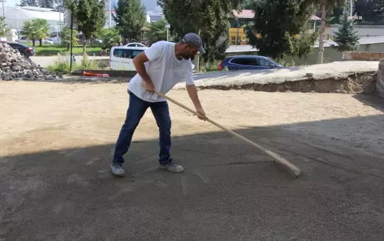 Giresun Belediyesi'nden Hastane Çevresine Altyapı ve Üstyapı Çalışmaları