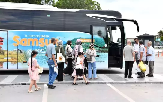 Samsun Büyükşehir Belediyesi'nin 'Odak Samsun' Projesiyle Turizm Otobüsleri İlgi Görüyor