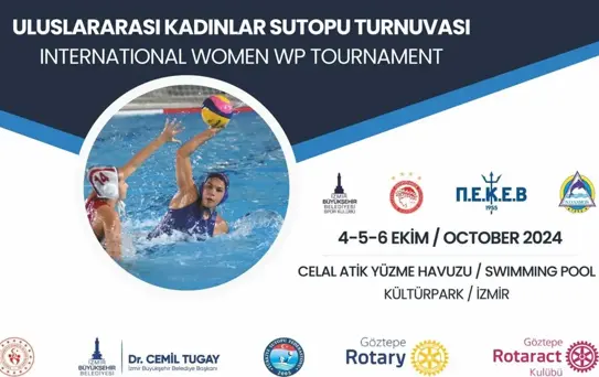 İzmir'de Kadınlar Sutopu Turnuvası