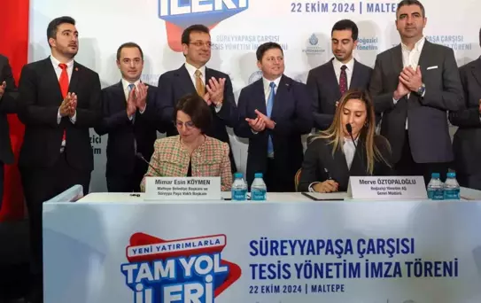 Maltepe'de Süreyyapaşa Çarşısı için imzalar atıldı