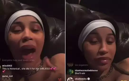 Trump'ın zaferi, ünlüler dünyasını karıştırdı: Cardi B Trump destekçilerine sert çıktı