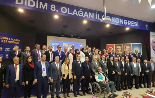 AK Parti Didim İlçe Kongresi'nde Sebahattin Akkuş Yeniden Başkan Seçildi