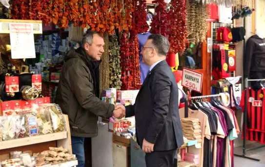 Vali Aksoy'dan Esnaf Ziyareti