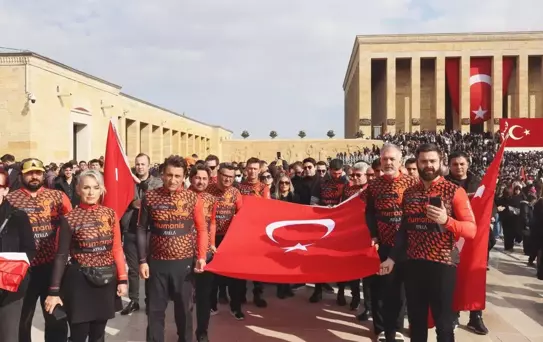 Humanis, 450 kilometrelik Ata'ya Saygı Turu'nu tamamladı