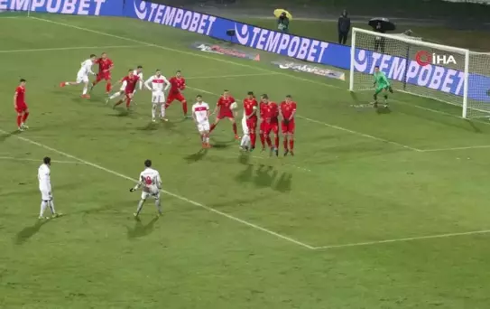 Türkiye, Karadağ'a 3-1 mağlup oldu
