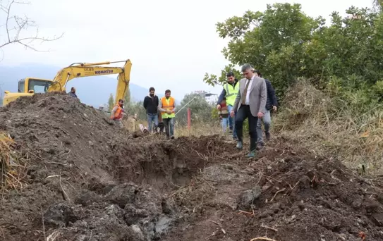 Soma Devlet Hastanesi'nde Kanalizasyon Hattı Çalışmaları Başlatıldı