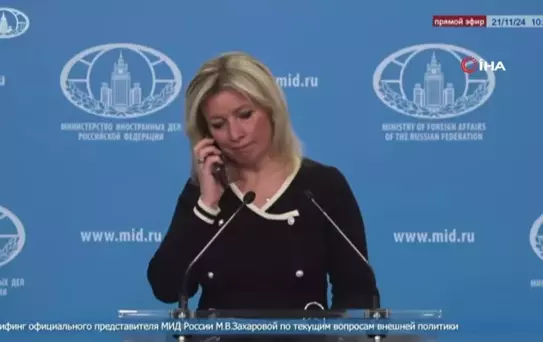 Zaharova'ya Balistik Füze Uyarısı