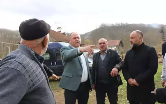 Belediye Başkanı'ndan Yangın Ziyareti