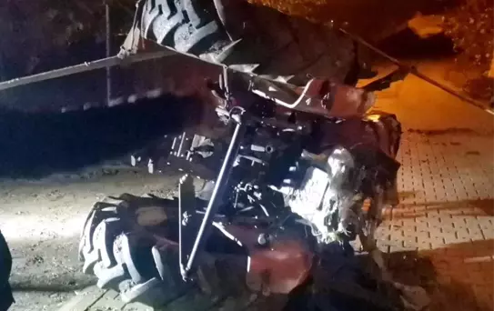 Mudanya'da Traktör Kazası
