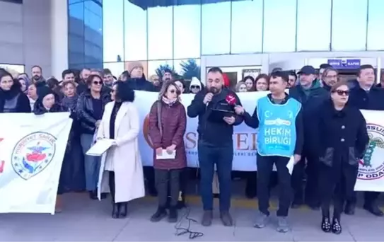 Samsun'da Sağlık Çalışanları Eylemde
