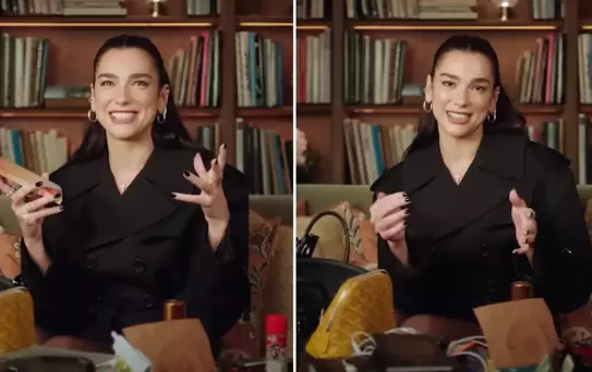 Dua Lipa'nın çantasından çıkanlar şaşırttı