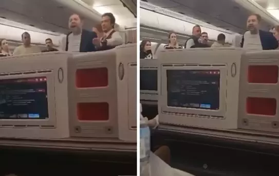 Uçakta olay çıkaran iş insanı hakkında karar verildi