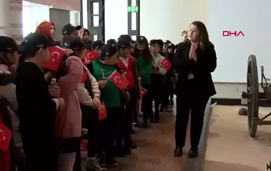 Ankara'da öğrenciler, MKE İmalat-ı Harbiye Müzesi'ni gezdi