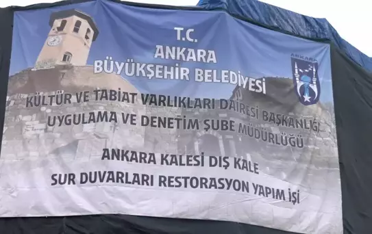 Ankara Kale'sindeki Çatlaklar Onarılıyor... Bekir Ödemiş: 'Çalışmaları 2025 Yılı Mart Ayında Tamamlamayı Planlıyoruz'