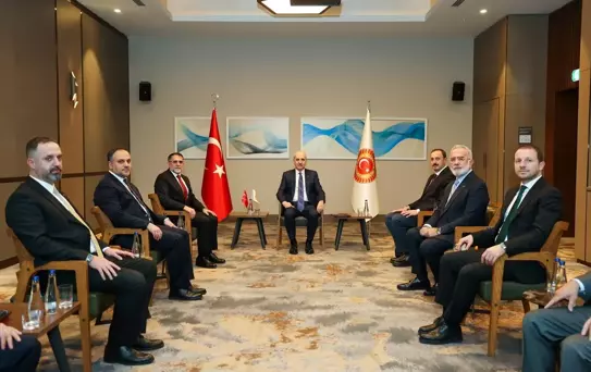 Kurtulmuş, Kuzey Makedonya'da Türk ve Arnavut Liderlerle Görüştü