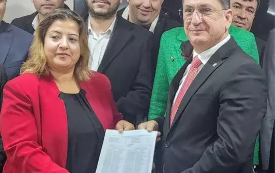 AK Parti Muğla İl Başkanlığına seçilen Laçin, mazbatasını aldı