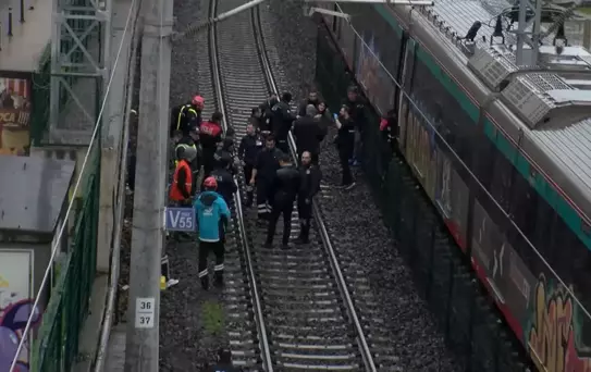 Marmaray'da feci olay: Raylara atlayan kişi hayatını kaybetti