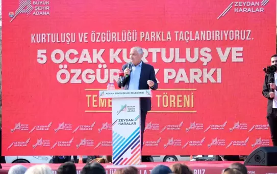 Zeydan Karalar'dan Adana'ya Devasa Park Müjdesi