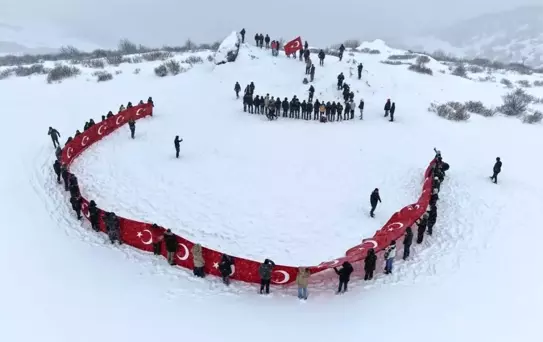 Sarıkamış Şehitleri için 1900 rakımlı yaylada anıldı