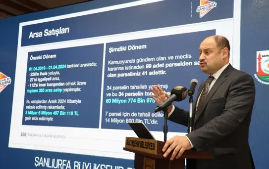 Şanlıurfa Büyükşehir Belediye Başkanı Gülpınar'dan yıl sonu değerlendirmesi