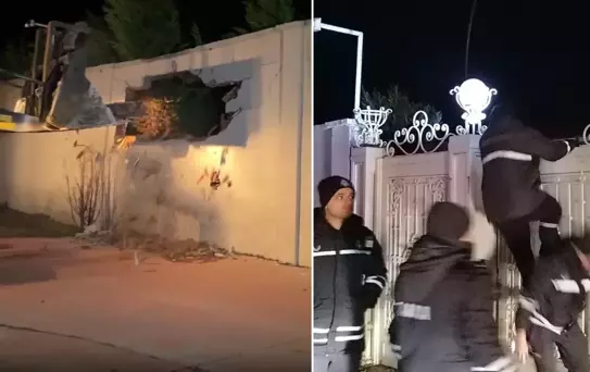 Menzil Cemaati'ne ait tatil köyü belediye ekiplerince yıkıldı