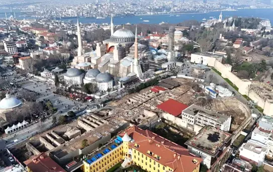Sultanahmet'te Arkeopark Projesi Başarıyla Tamamlandı