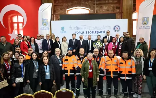 Silivri Belediyesi Toplu İş Sözleşmesi İmza Töreni gerçekleştirdi