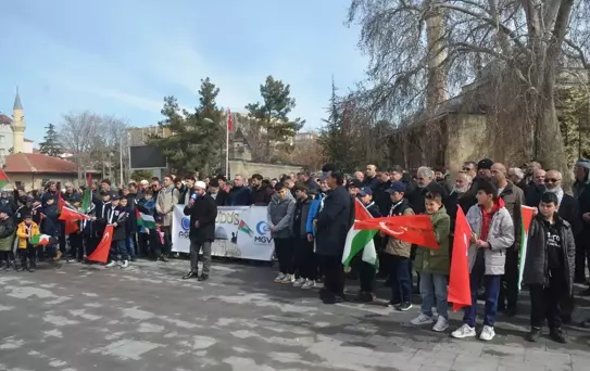 Karaman'da Filistin'e Destek Eylemi