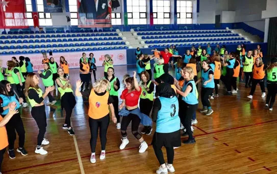 Odunpazarı'nda Kadınlar Spor Etkinliği Coşkuyla Gerçekleşti