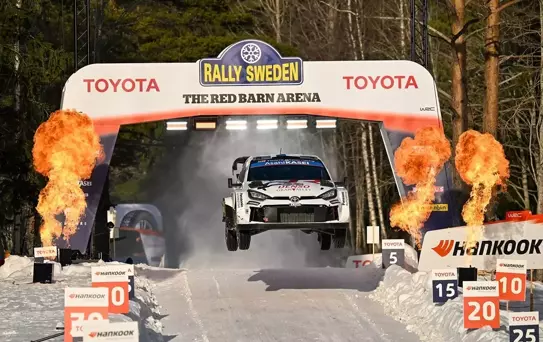 Toyota, İsveç Rallisi'nde Çifte Zafer