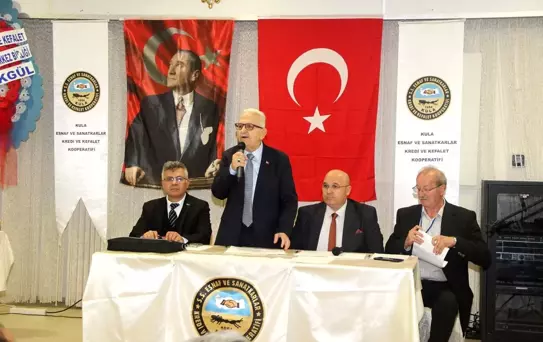 Kula Esnaf Kooperatifi'nin Mali Kongresi Gerçekleşti