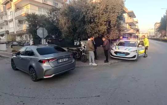 Manavgat'ta Trafik Kazası: Motosikletli Yaralandı