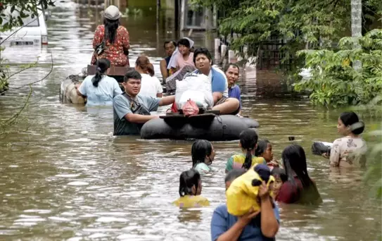 Pekanbaru'da Sel Felaketi