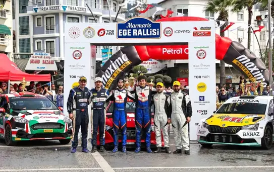 Kerem Kazaz, Marmaris Ege Rallisi'nde zafer kazandı