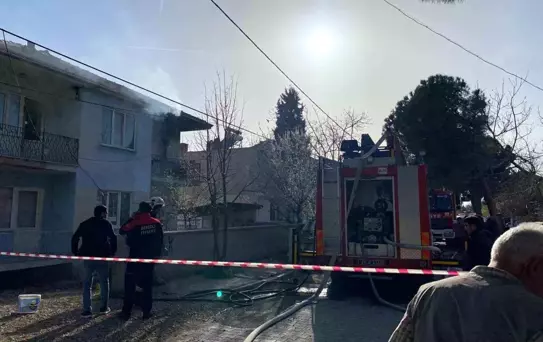 Denizli'de Yangın Paniği