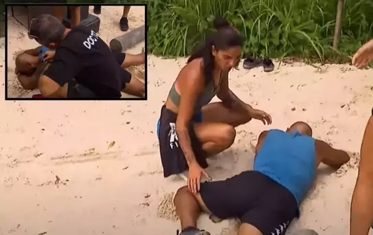 Survivor'da korkutan anlar! Aniden yere yığıldı, ambulansla hastaneye kaldırıldı