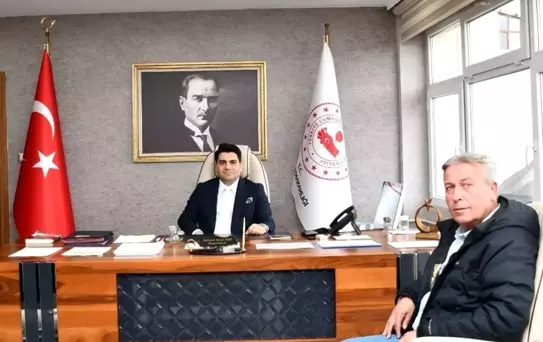 Dursun Murat Aydın'dan Kaymakam Kini'ye Ziyaret