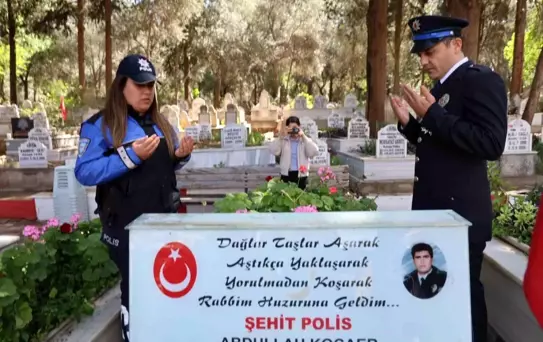 Polis Merve 8 yıldır şehit babasının yolunda ilerliyor