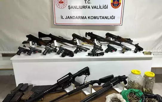 Şanlıurfa'da Silah Kaçakçılığı Operasyonu
