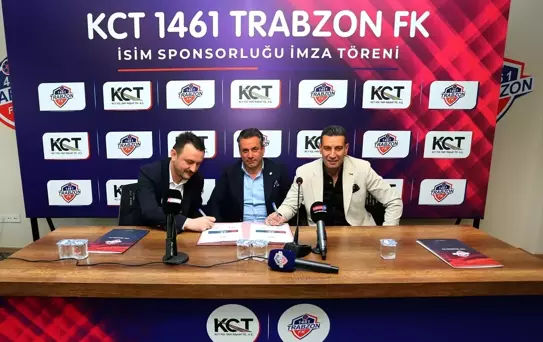 1461 Trabzon FK'ya KCT'den Sponsor Desteği