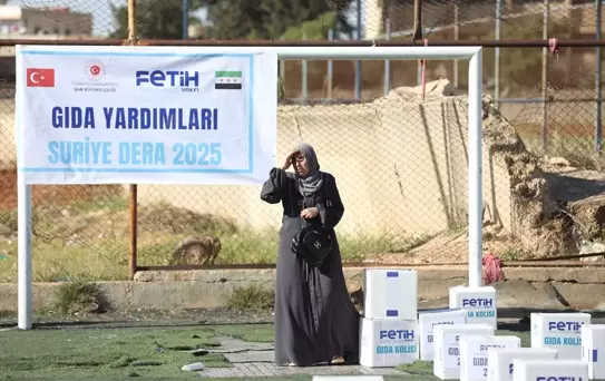 Dera'ya 1500 Gıda Kolisi Dağıtıldı